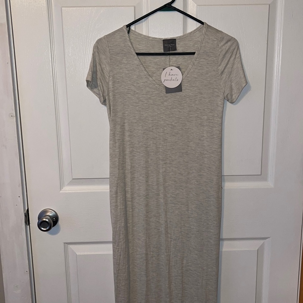 Grey maxi dress